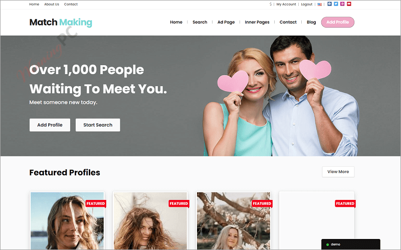 Premiumpress Dating Theme Home Page Premiumpress Dating Theme Home Page