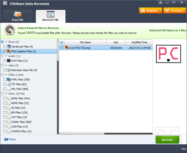 Preview File 7Thshare Data Recovery