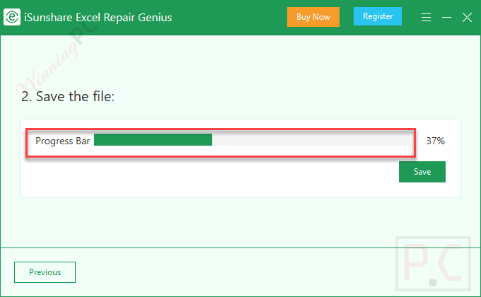Progress Bar Isunshare Excel Repair Genius Progress Bar Isunshare Excel Repair Genius