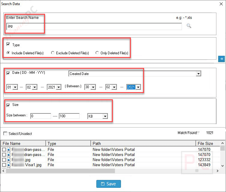 Search Data Bitrecover Pen Drive Recovery Wizard