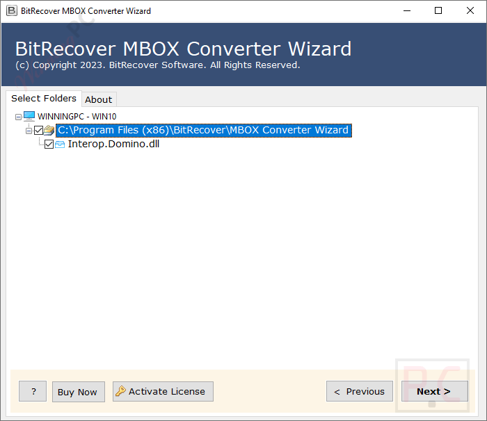 Select Folders Bitrecover Mbox To Office 365 Wizard Select Folders Bitrecover Mbox To Office 365 Wizard
