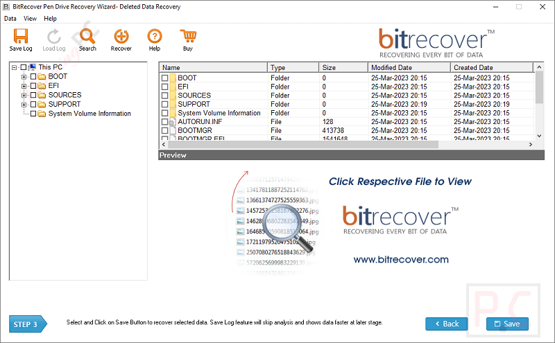 View File Bitrecover Pen Drive Recovery Wizard