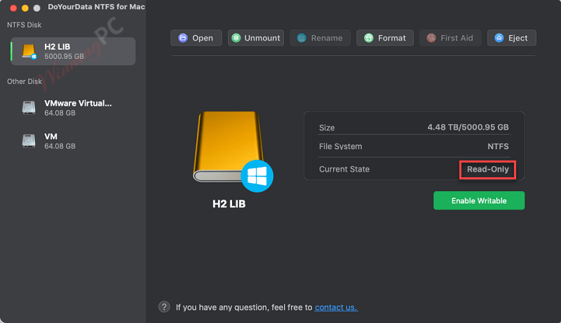 Doyourdata Ntfs For Mac Read Only Mode