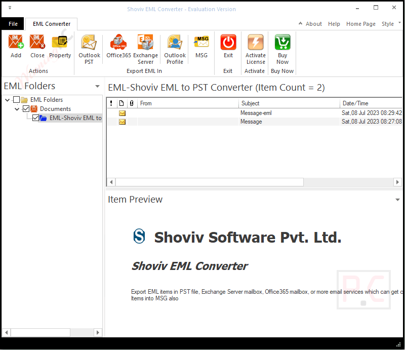 Eml Folders Shoviv Eml To Pst Converter Eml Folders Shoviv Eml To Pst Converter