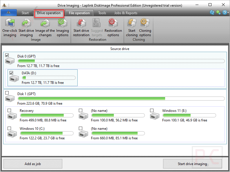 Laplink Diskimage Drive Operation Laplink Diskimage Drive Operation