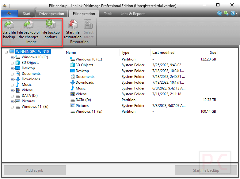 Laplink Diskimage File Backup Laplink Diskimage File Backup