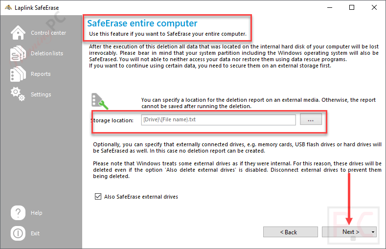 Laplink Safeerase Entire Computer Laplink Safeerase Entire Computer