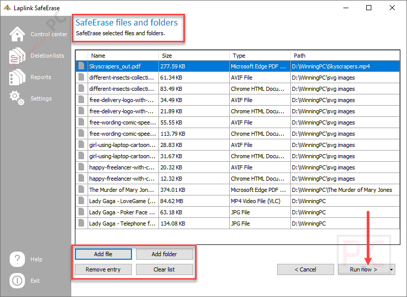 Laplink Safeerase Files And Folders Laplink Safeerase Files And Folders