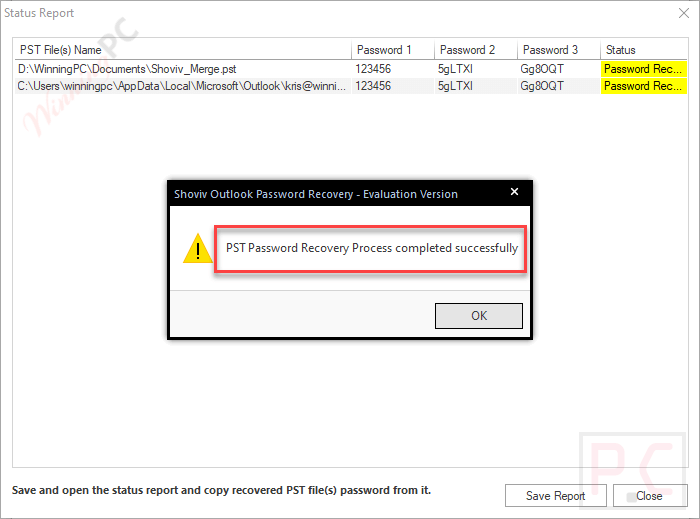 Recover Successfully Shoviv Outlook Password Recovery Recover Successfully Shoviv Outlook Password Recovery