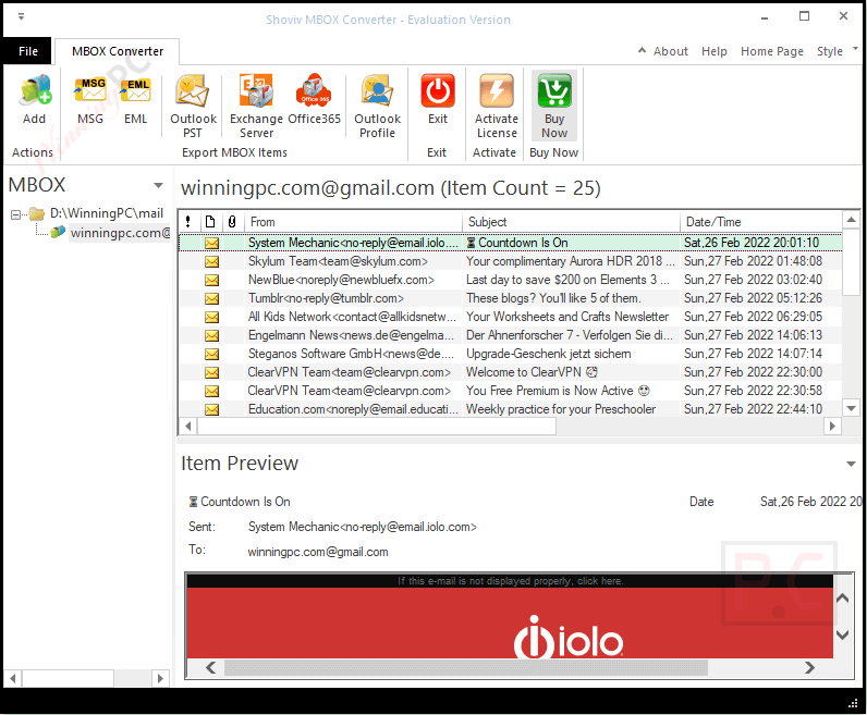 Shoviv Mbox To Pst Converter Screenshot Coupon Shoviv Mbox To Pst Converter Screenshot Coupon