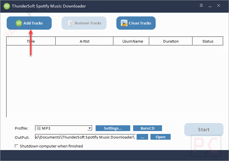 Add Tracks Thundersoft Spotify Music Downloader Add Tracks Thundersoft Spotify Music Downloader