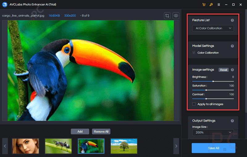 Ai Color Calibration Avclabs Photo Enhancer Ai
