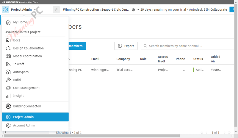 Bim Collaborate Pro Project Admin Bim Collaborate Pro Project Admin
