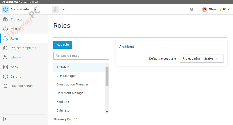 Bim Collaborate Pro Roles Bim Collaborate Pro Roles