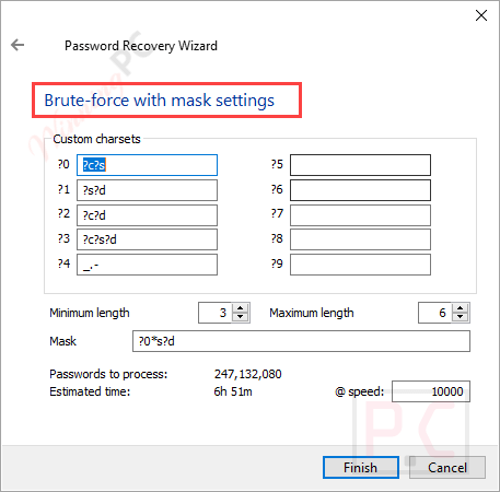 Brute Force With Mask Passcovery Suite Brute Force With Mask Passcovery Suite
