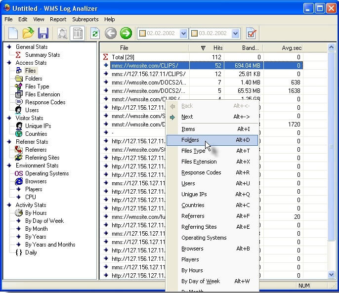 Exacttrend Wms Log Analyzer Files Exacttrend Wms Log Analyzer Files