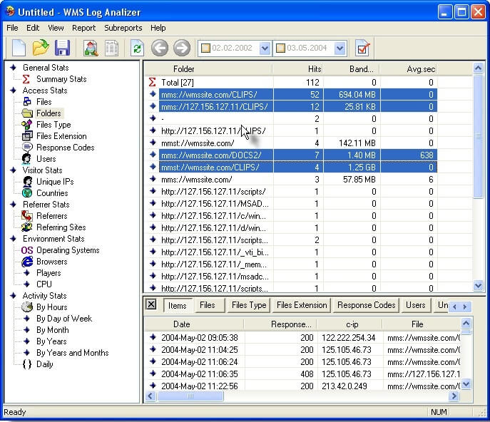 Exacttrend Wms Log Analyzer Folders Exacttrend Wms Log Analyzer Folders