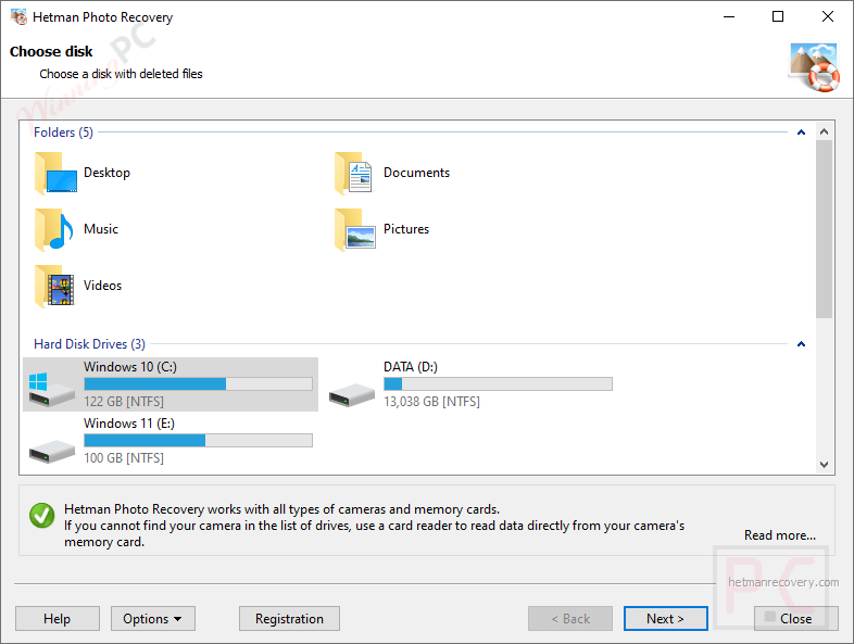 Hetman Photo Recovery Coupon Code Screenshot