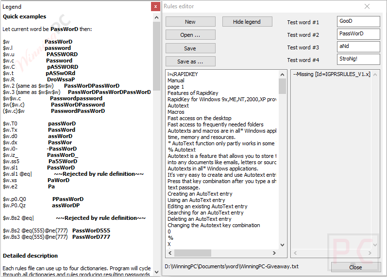 Legend Accent Word Password Recovery Legend Accent Word Password Recovery