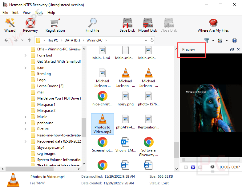 Preview Hetman Ntfs Recovery Preview Hetman Ntfs Recovery