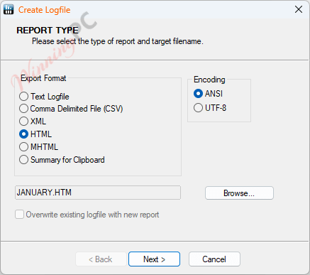 Hwinfo Report Types