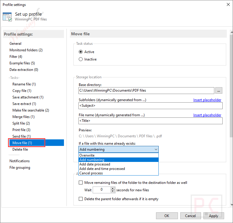 Move File Automatic Pdf Processor Move File Automatic Pdf Processor