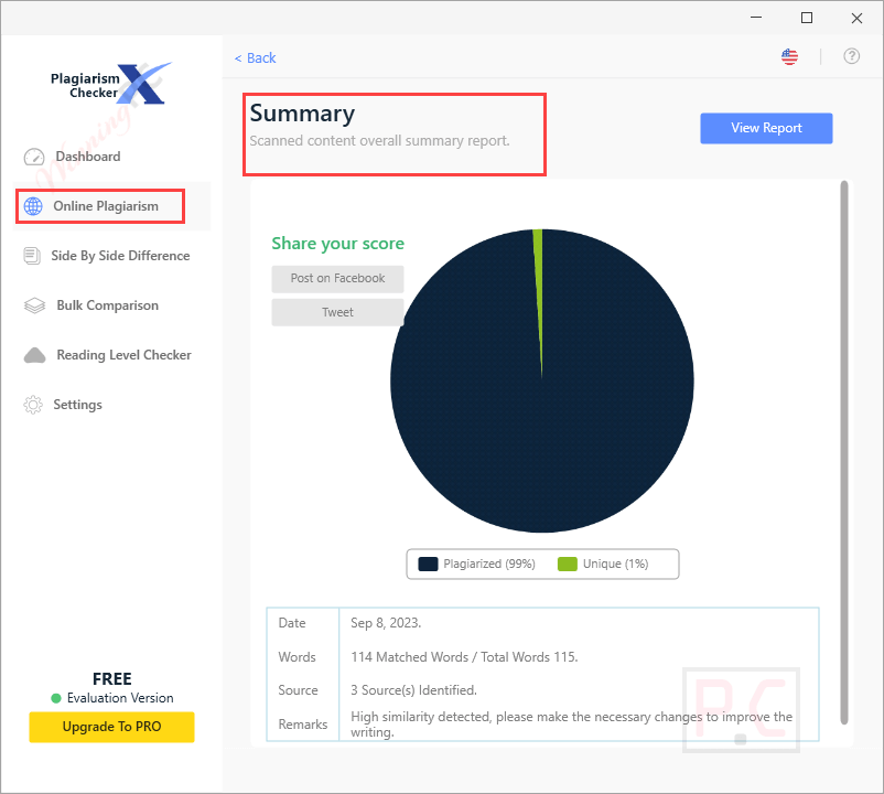 Online Plagiarism Summary Plagiarism Checker Online Plagiarism Summary Plagiarism Checker