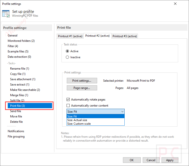 Print File Automatic Pdf Processor Print File Automatic Pdf Processor