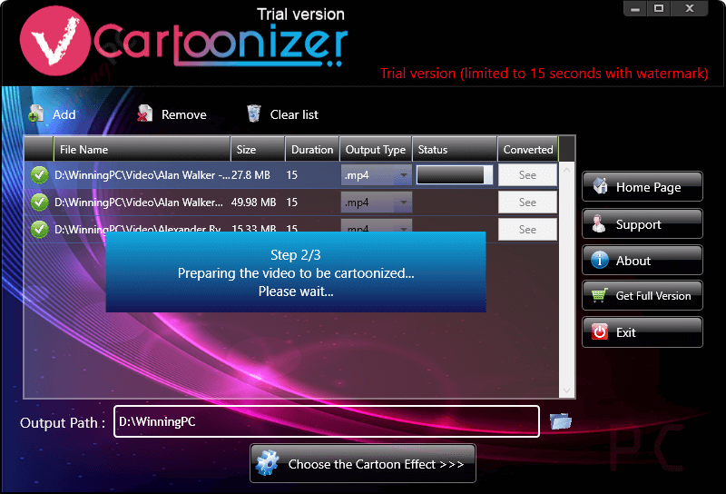 Batch Vcartoonizer Batch Vcartoonizer
