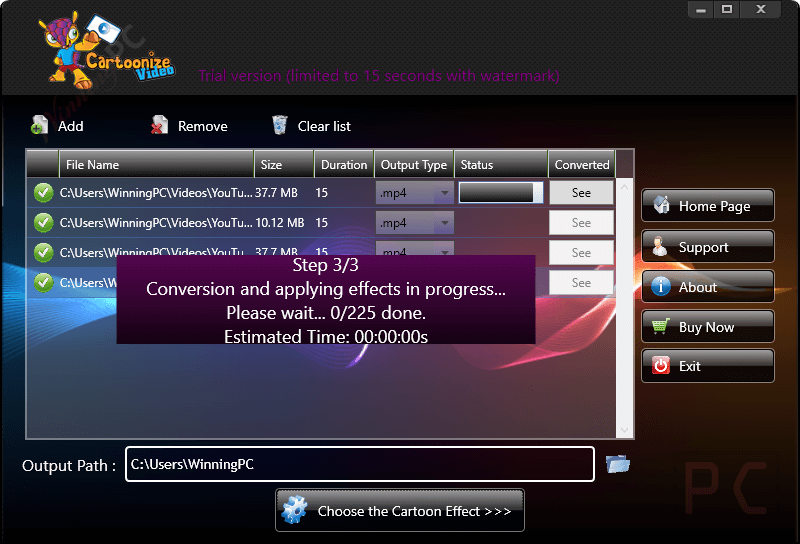 Convert Multiple Files Video Cartoonizer Desktop Software Convert Multiple Files Video Cartoonizer Desktop Software