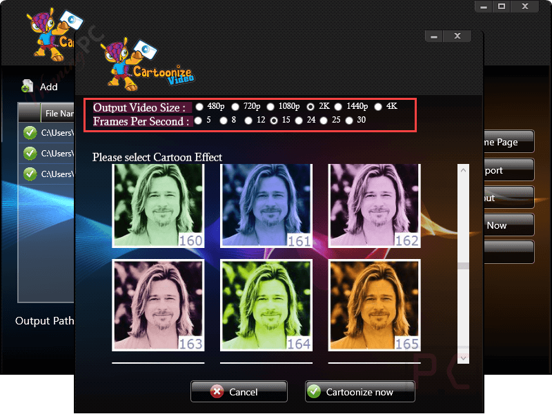 Frames Video Cartoonizer Desktop Software Frames Video Cartoonizer Desktop Software