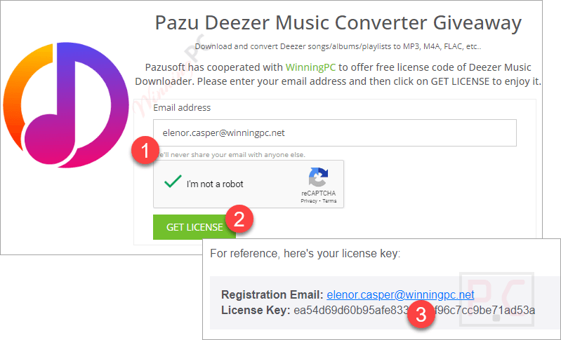 Get Pazu Deezer Music Converter License Free