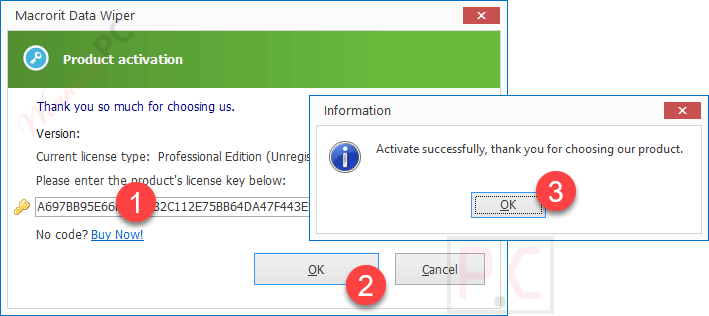 Register Macrorit Data Wiper Pro