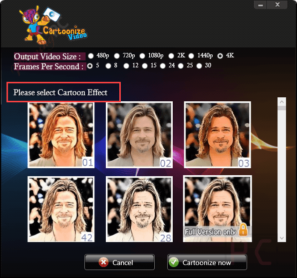 Video Cartoonizer Desktop Software Cartoon Effect Video Cartoonizer Desktop Software Cartoon Effect
