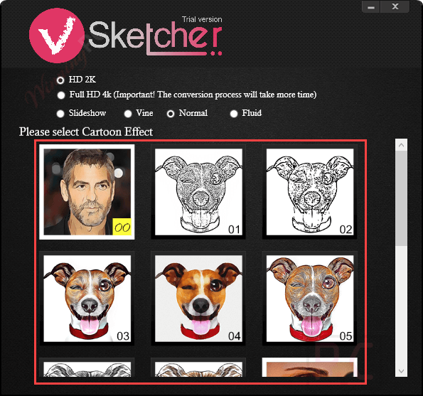 Vsketcher Cartoon Effect Vsketcher Cartoon Effect