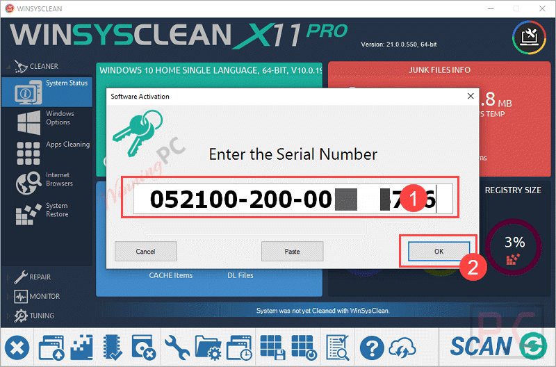 Winsysclean Pro Activation Key Free Winsysclean Pro Activation Key Free