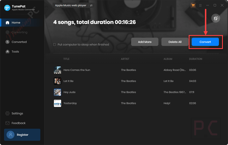 Convert Tunepat Apple Music Converter Convert Tunepat Apple Music Converter