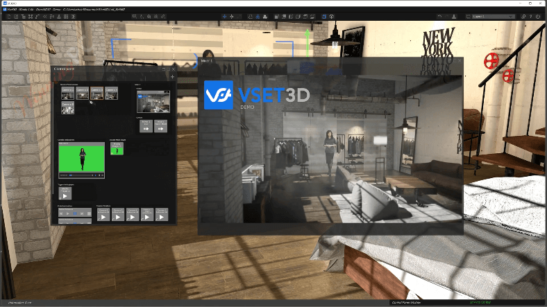 Vset3D Virtual Studio Software Screenshot Vset3D Virtual Studio Software Screenshot