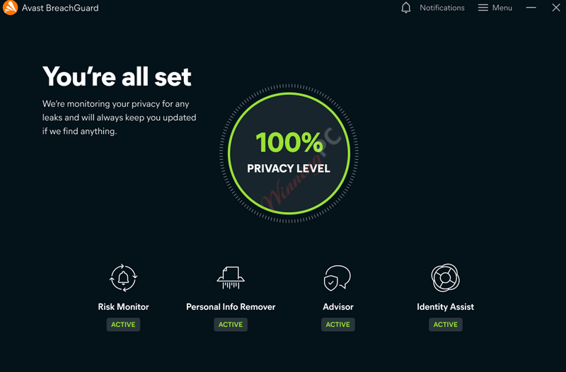 Avast Breachguard Screenshot