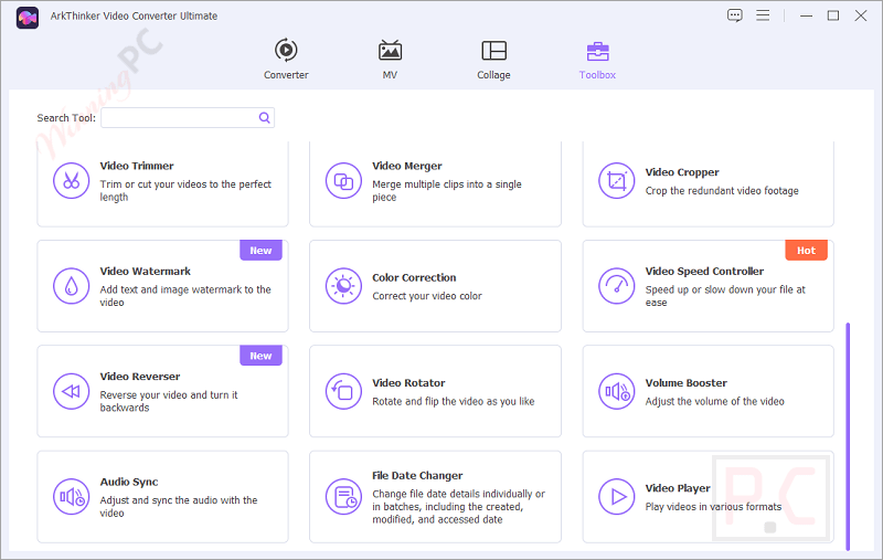 Toolbox Arkthinker Video Converter Ultimate Toolbox Arkthinker Video Converter Ultimate