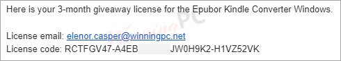 Get Epubor Kindle Converter License