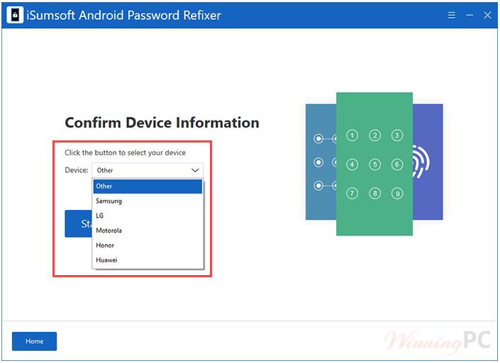 Isumsoft Android Password Refixer Confirm Device Info