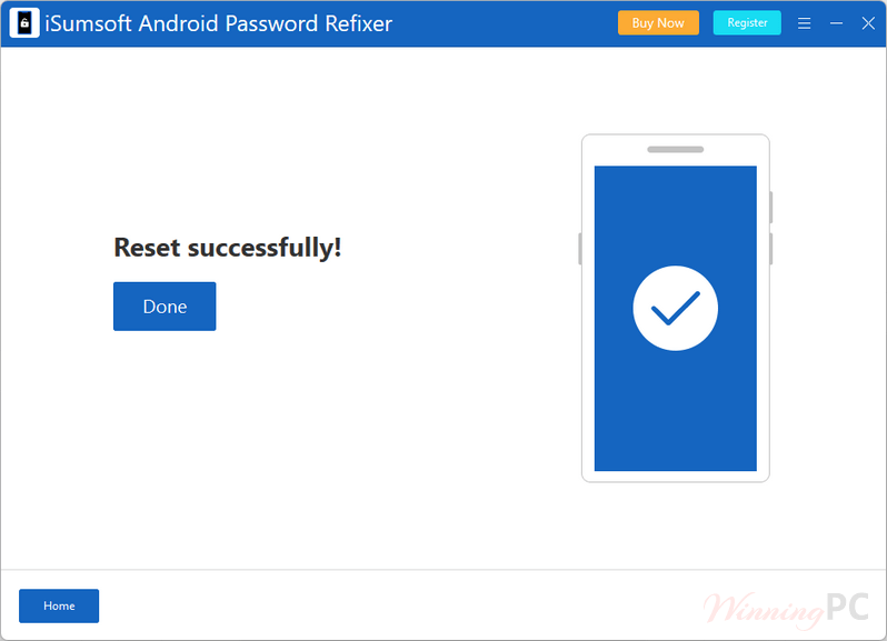 Isumsoft Android Password Refixer Reset Successfully