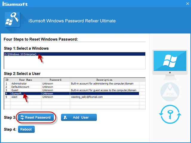 Isumsoft Windows Password Refixer Reset Password Isumsoft Windows Password Refixer Reset Password
