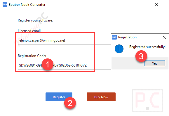 Register Epubor Nook Converter Register Epubor Nook Converter