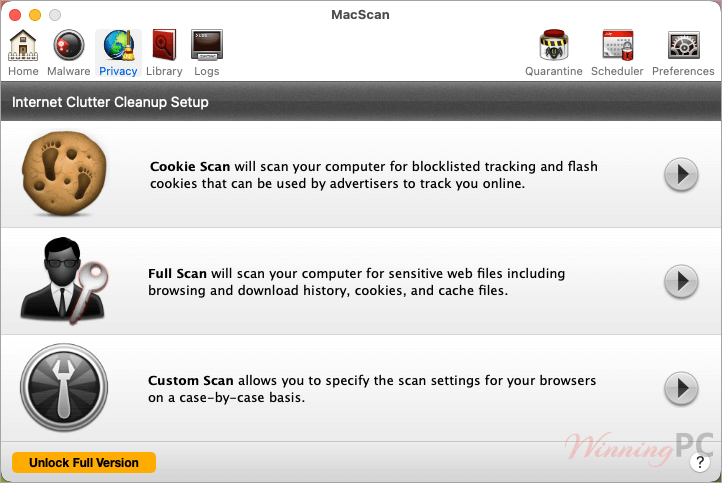 Securemac Macscan Internet Clutter Cleanup Securemac Macscan Internet Clutter Cleanup