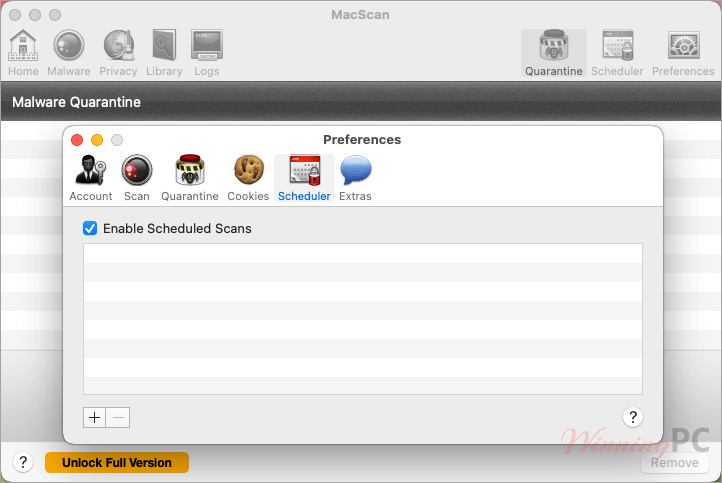 Securemac Macscan Preferences Securemac Macscan Preferences