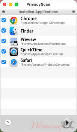 Securemac Privacyscan Screenshot Securemac Privacyscan Screenshot