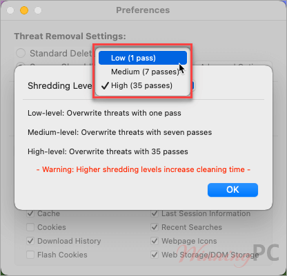 Securemac Privacyscan Shredding Levels Securemac Privacyscan Shredding Levels