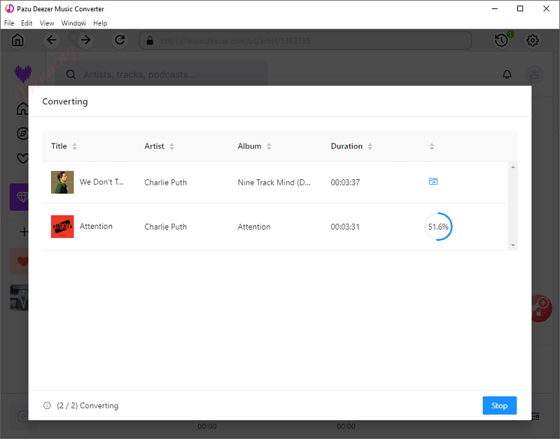 Downloading Pazu Deezer Music Converter